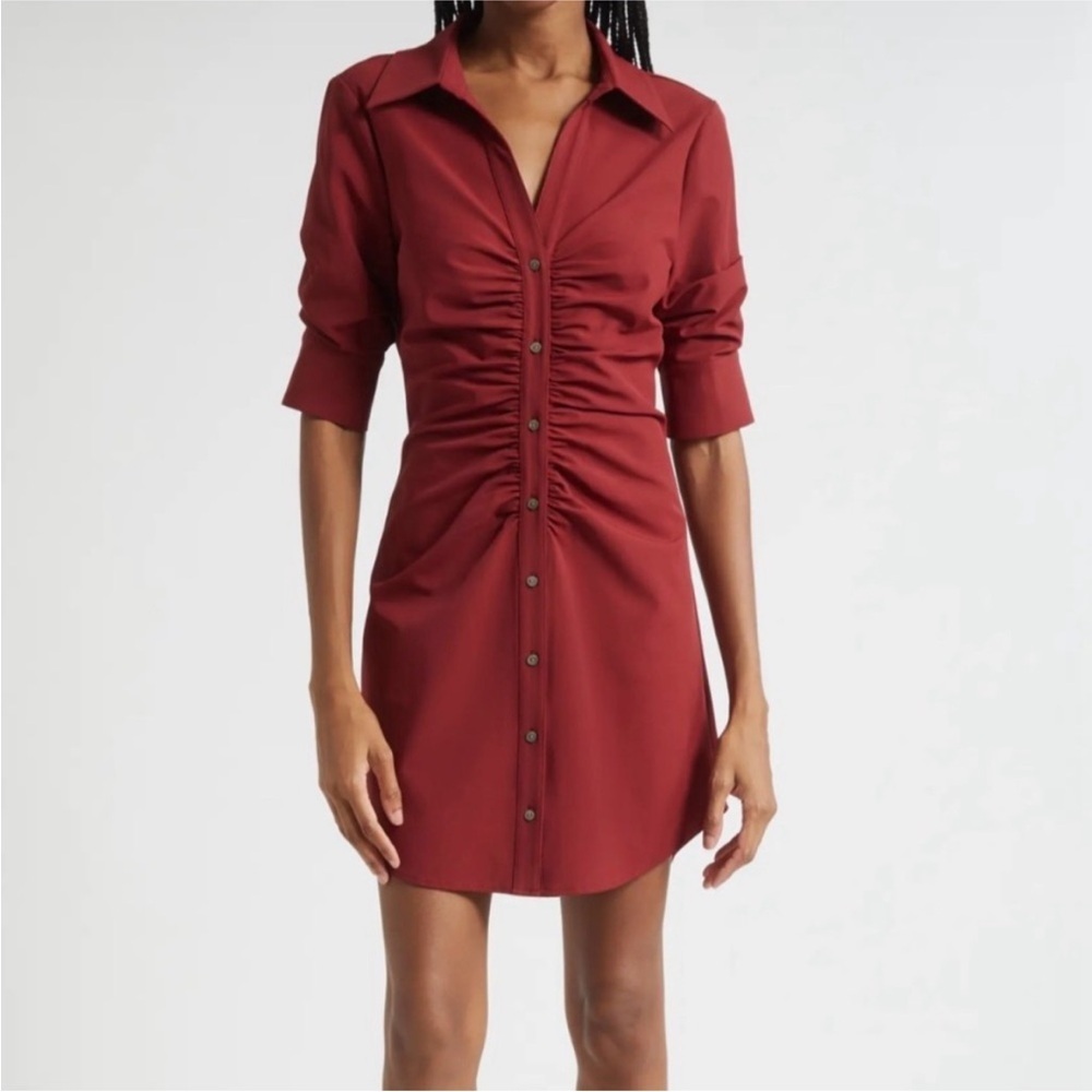 Cinq a Sept Mini Elina Dress in Wineberry